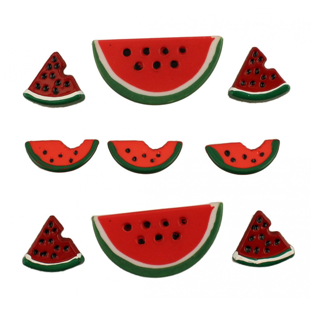 Assorted Sliced Watermelon Buttons image # 48614