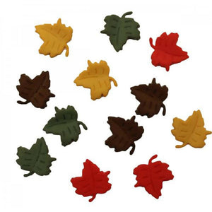 Assorted Falling Leaves Buttons image # 48720