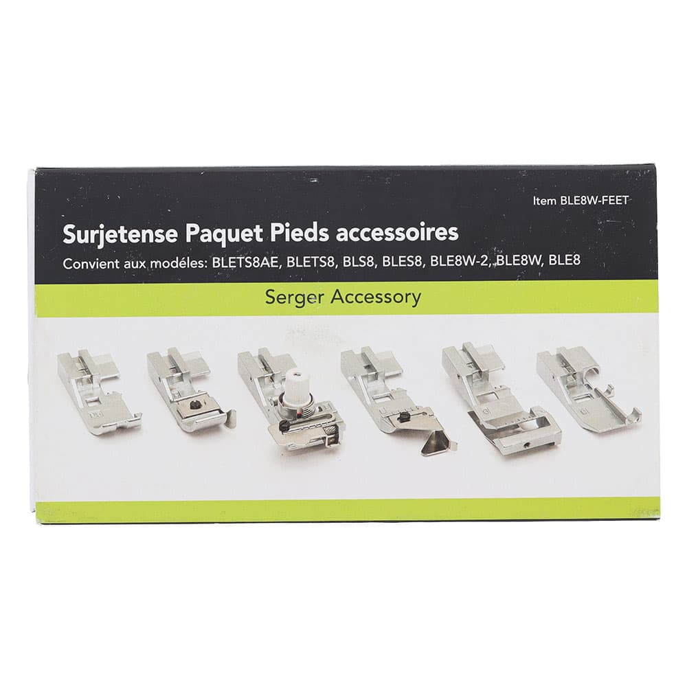 6pc Serger Foot Kit, Babylock #BLE8W-FEET image # 107295