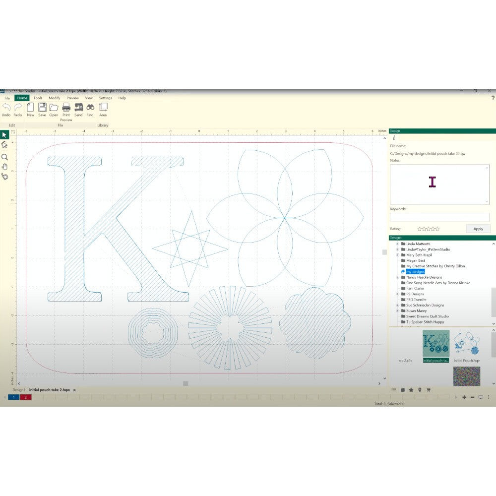 Babylock ProStitcher Designer Long Arm Quilting Software image # 101888