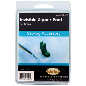 Invisible Zipper Foot, Babylock #BLQP-IZF image # 85848