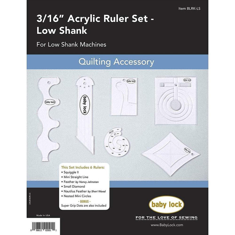 Low Shank Ruler Work Kit, Babylock #BLRK-LS image # 86847