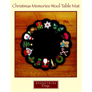 Christmas Memories Wool Table Mat Pattern image # 68700