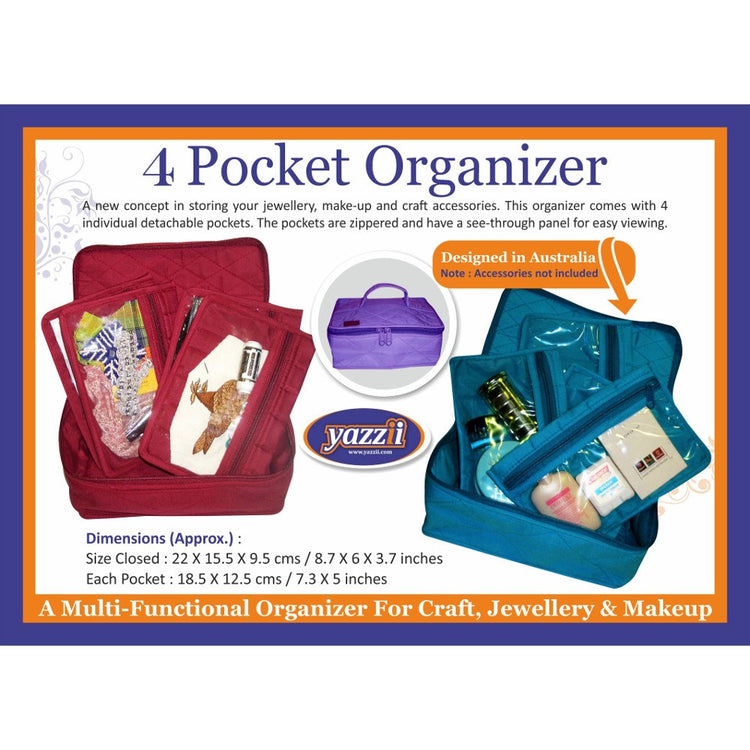 Yazzii 4-Pocket Craft Organizer image # 42313