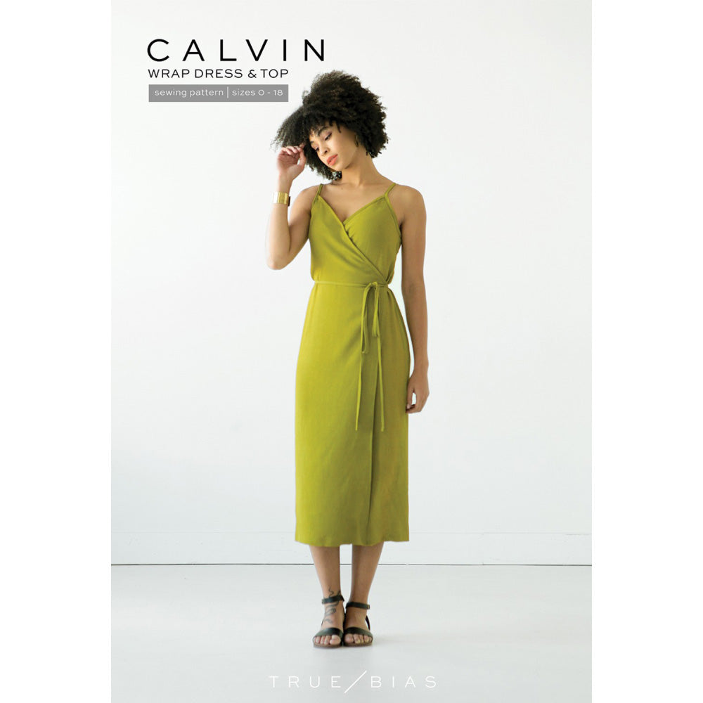 Calvin Wrap Dress & Top Pattern - True Bias image # 83812