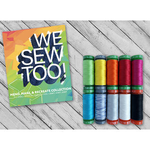 Aurifil We Sew Too: Make, Mend, & Recreate 10 Spool Thread Collection image # 120044