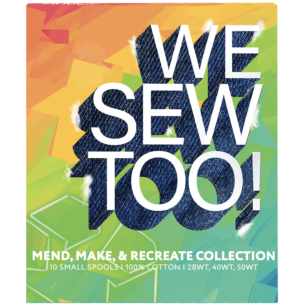 Aurifil We Sew Too: Make, Mend, & Recreate 10 Spool Thread Collection image # 120045