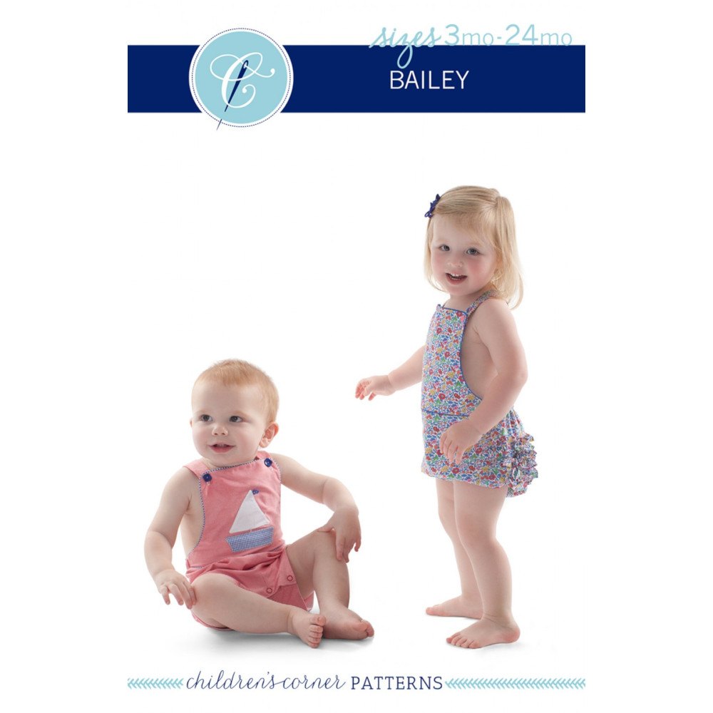 Bailey Romper Pattern - 3-24 Months image # 55462