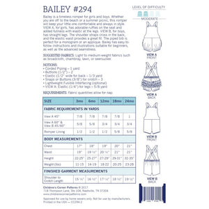 Bailey Romper Pattern - 3-24 Months image # 55461