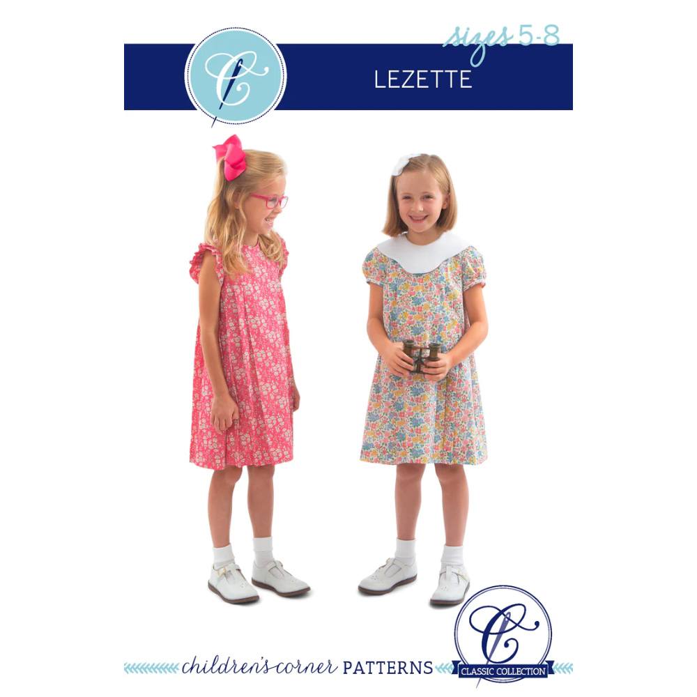 Lezette Dress Pattern, Childrens Corner Patterns image # 99940