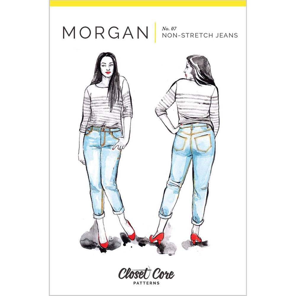 Morgan Boyfriend Jeans Pattern, Closet Core Patterns image # 68893