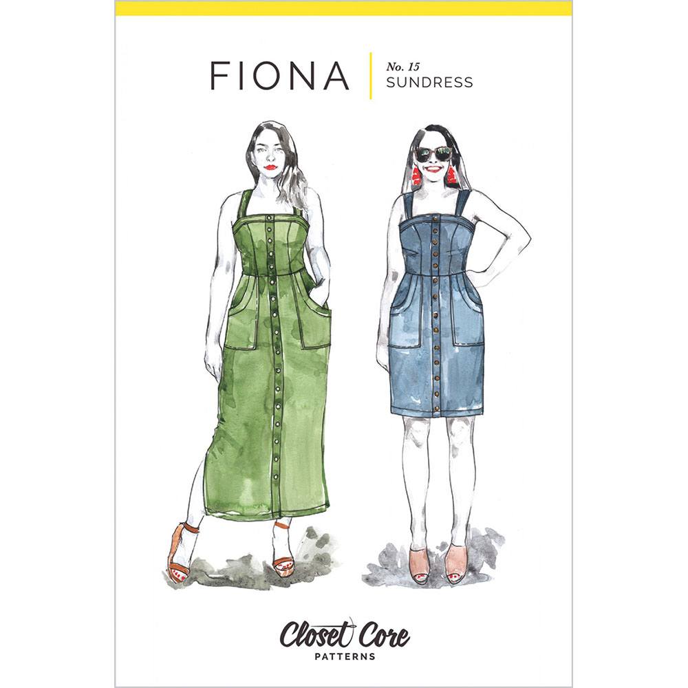 Fiona Sundress Pattern, Closet Core Patterns image # 68888