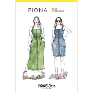 Fiona Sundress Pattern, Closet Core Patterns image # 68888