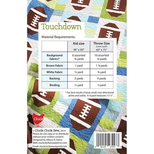 Touchdown Quilt Pattern image # 77906