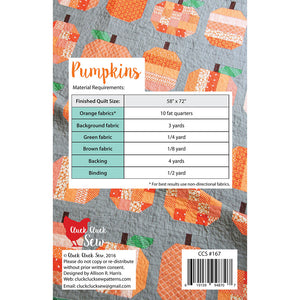 Pumpkins Quilt Pattern image # 78007