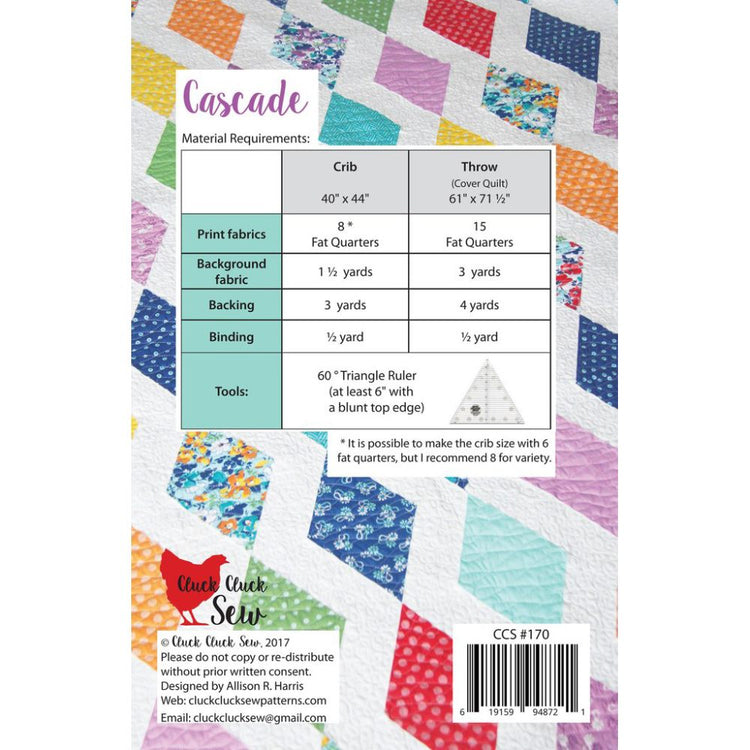 Cascade Quilt Pattern image # 77858