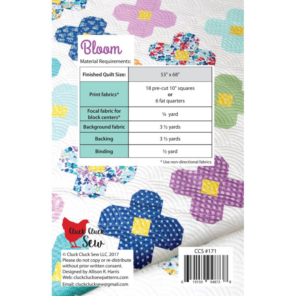 Bloom Mini Quilt Pattern image # 78213