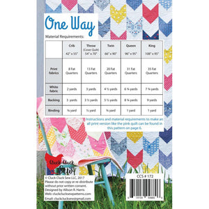 One Way Quilt Pattern image # 78064