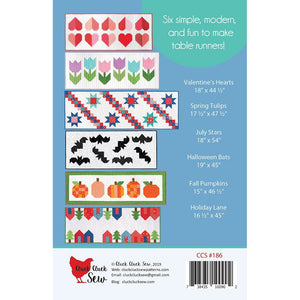 Modern Holiday Table Runner Patterns image # 61558