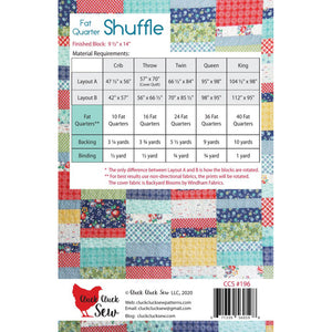 Fat Quarter Shuffle Quilt Pattern image # 77982