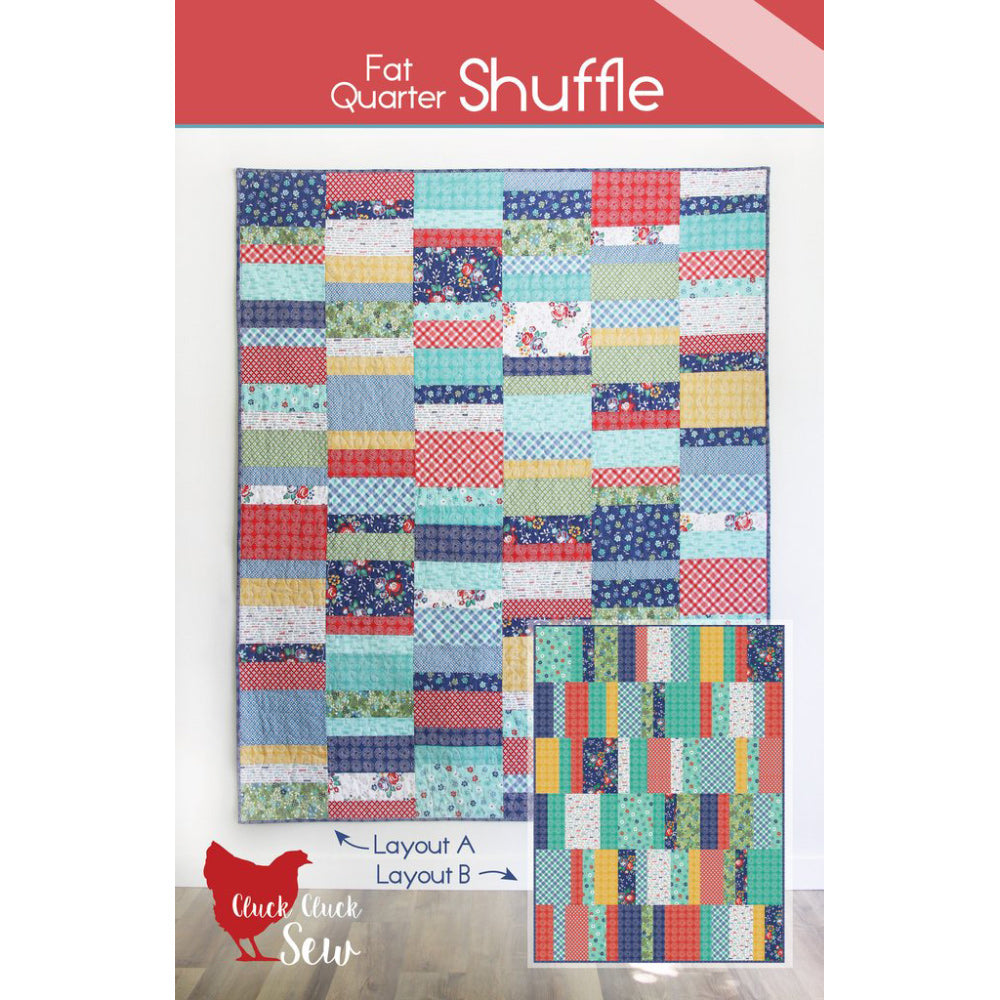 Fat Quarter Shuffle Quilt Pattern image # 77984