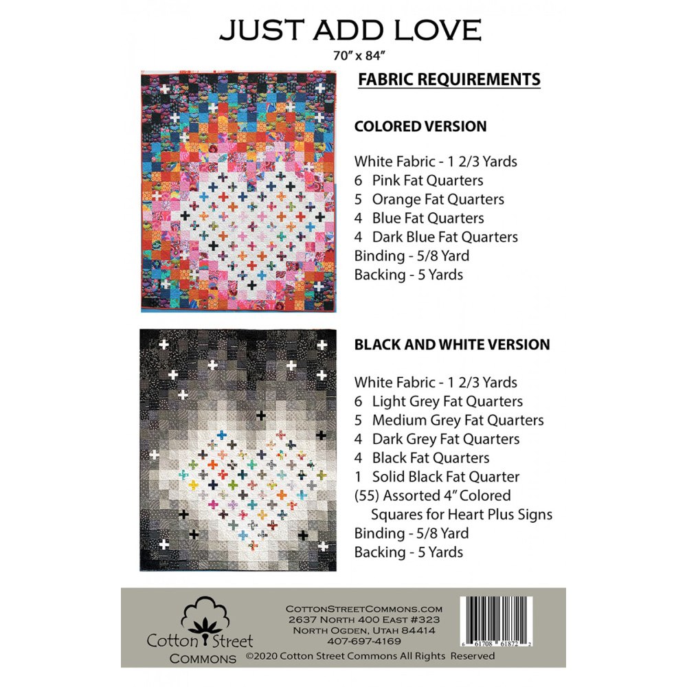 Just Add Love Quilt Pattern image # 79894