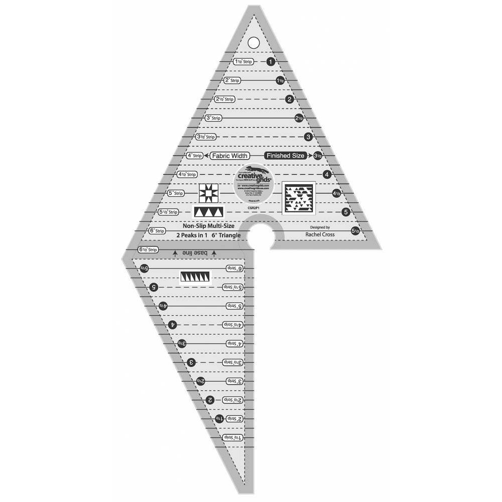 Two Peaks in One 13" x 7", Creative Grids image # 28932