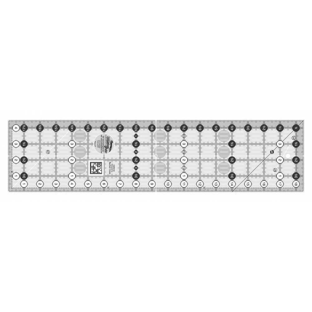 Quilting Ruler 4-1/2" x 18-1/2", Creative Grids image # 28942