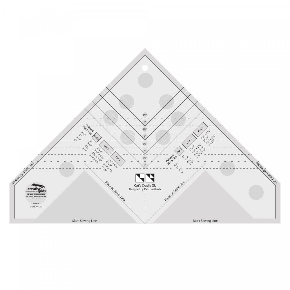 Creative Grids, Cat's Cradle XL Ruler image # 44717