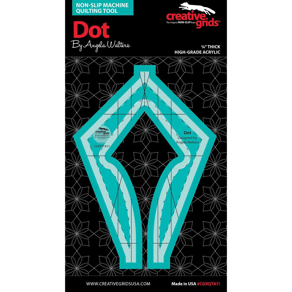 Dot Machine Quilting Template Ruler, Creative Grids image # 96158