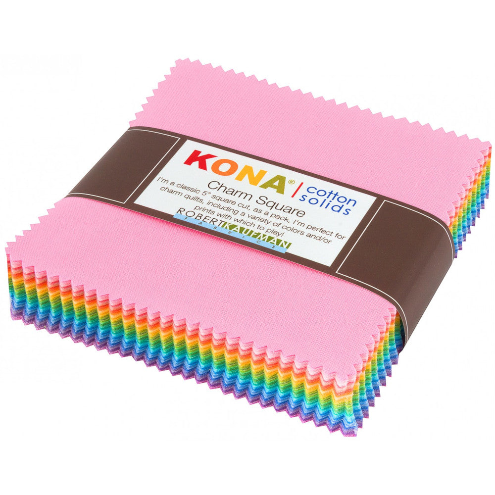 Robert Kaufman, Kona Solids 5in Fabric Squares (85 pcs) image # 51053