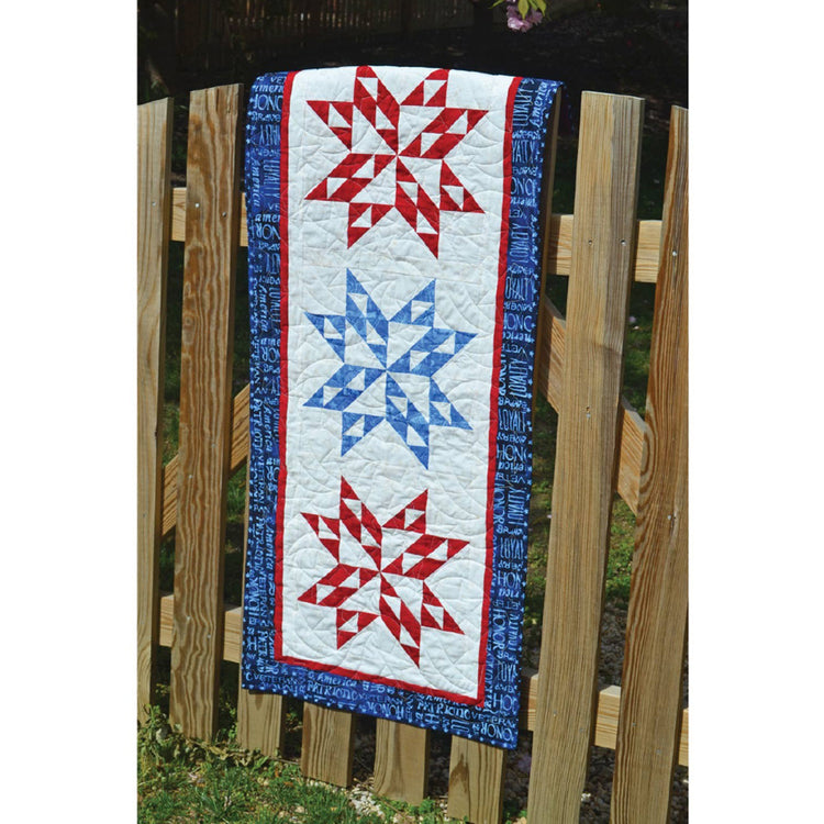 Cut Loose Press, Star Bright Table Runner Pattern image # 96148