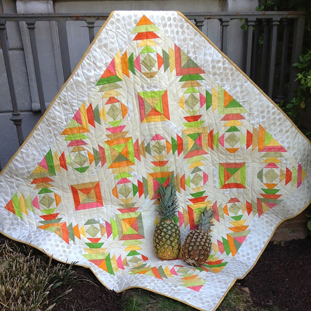 Cut Loose Press, Pineapple Rings Quilt Pattern image # 98652