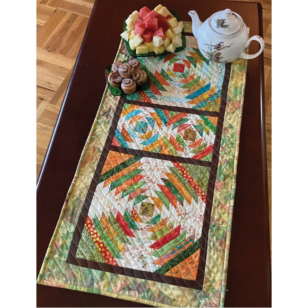 Cut Loose Press, Pineapple Surprise Table Runner Pattern image # 98555