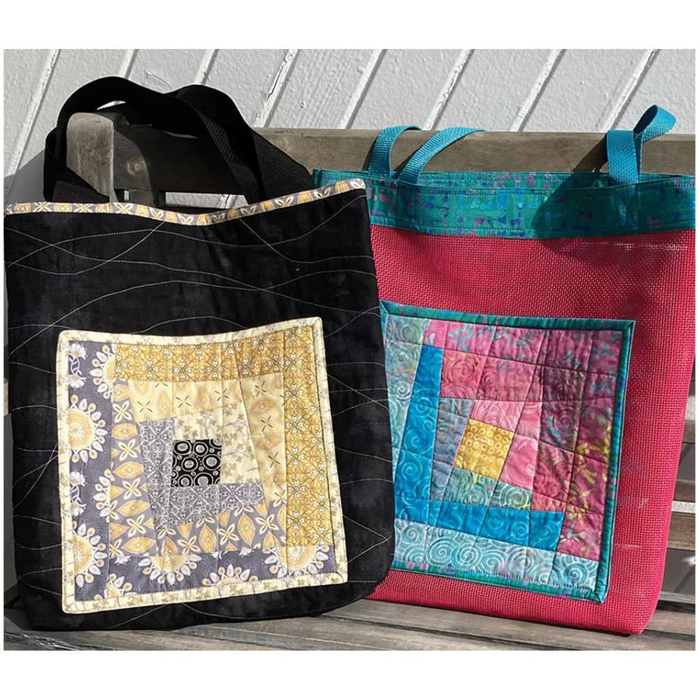 Two Wonky Totes Pattern - Cut Loose Press image # 107028