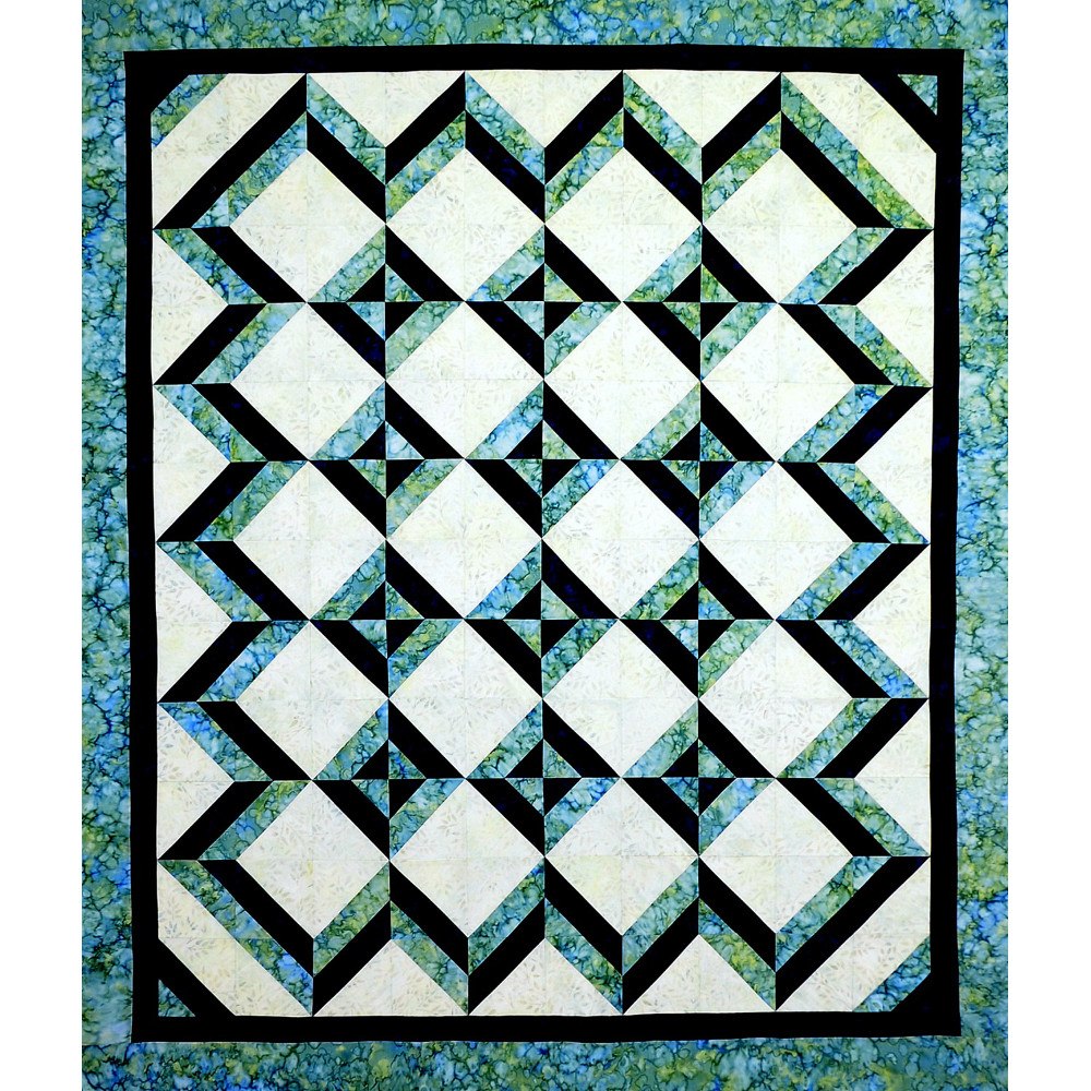 Tropical Blues Quilt Pattern image # 96283