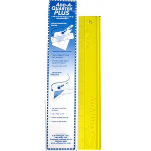 Add-A-Quarter Plus Ruler, 12" image # 66384