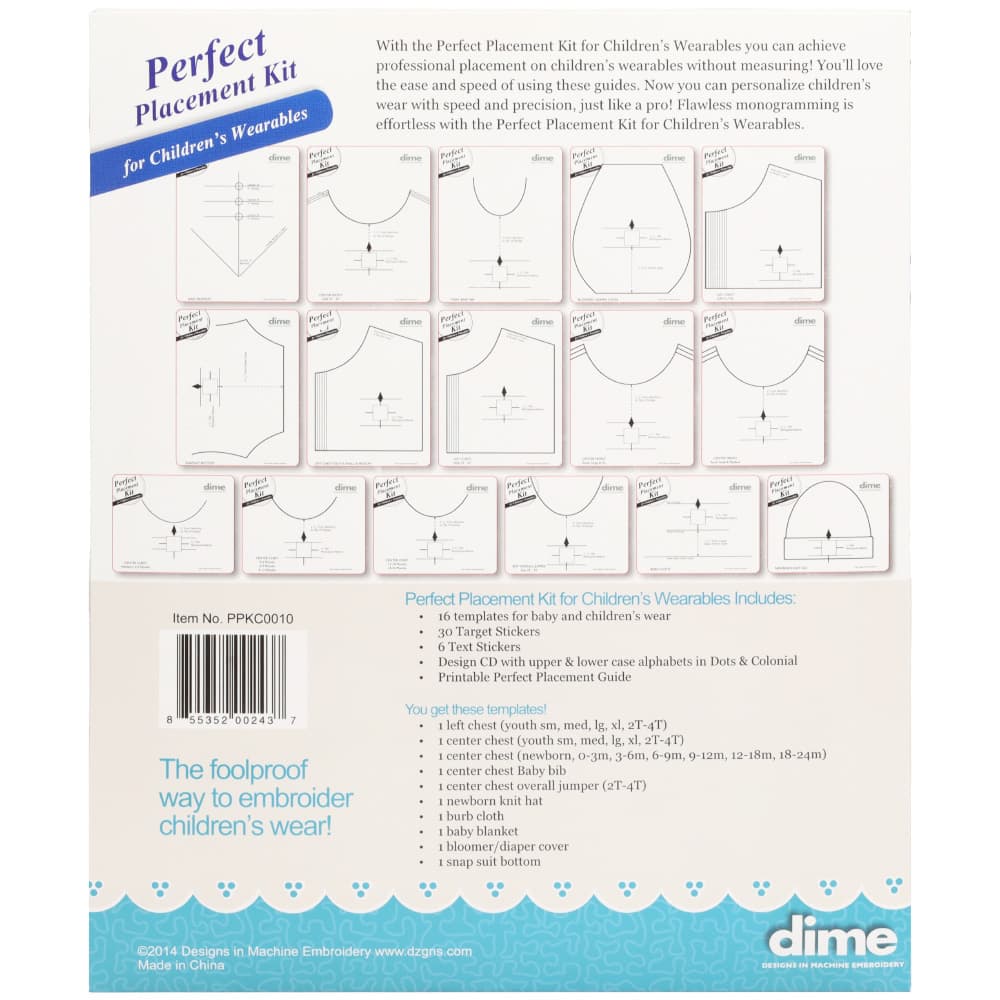 Children's Perfect Placement Kit - DIME image # 92115