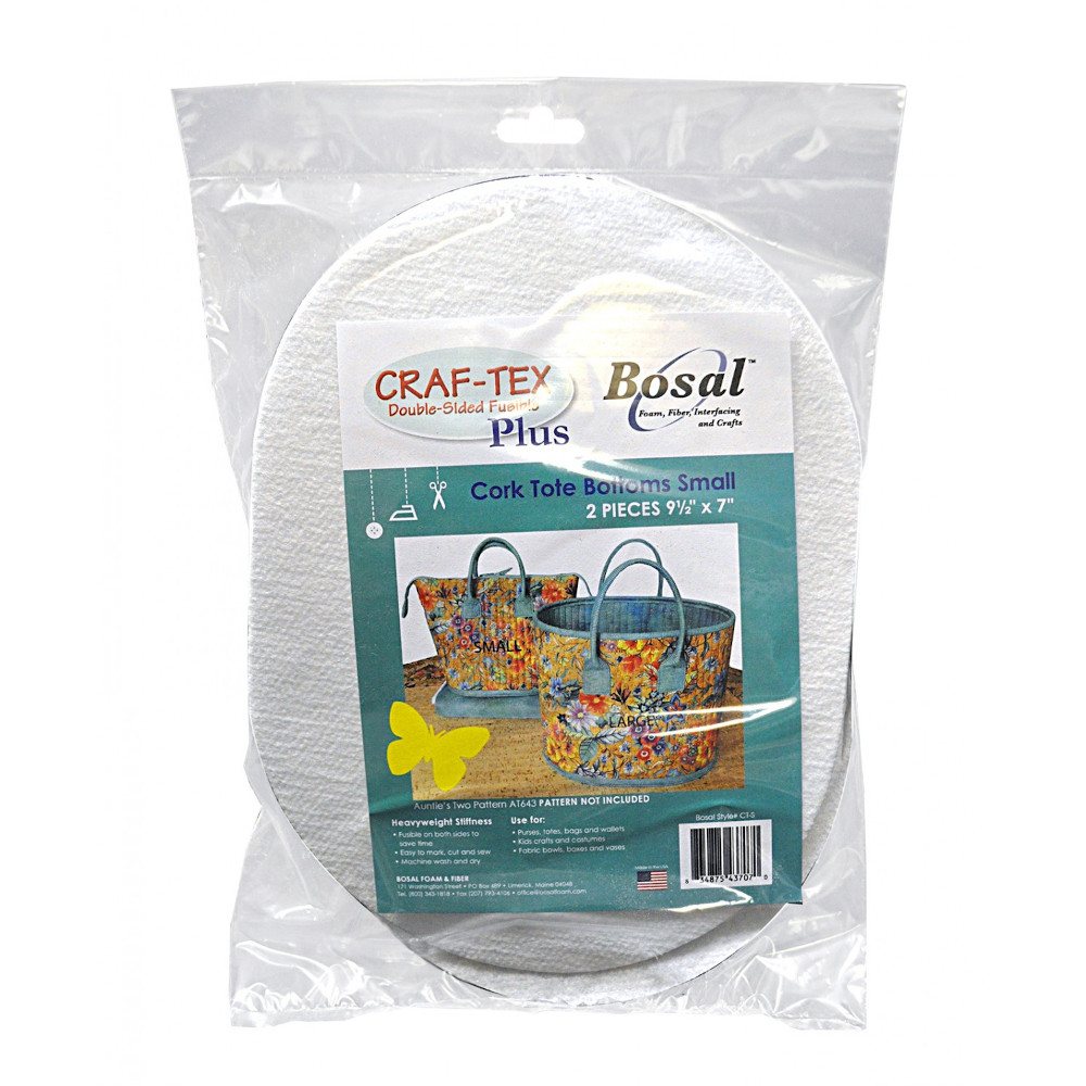 Bosal Craf-Tex Bag Bottoms for Cork Totes Pattern - 2pk Small image # 60042