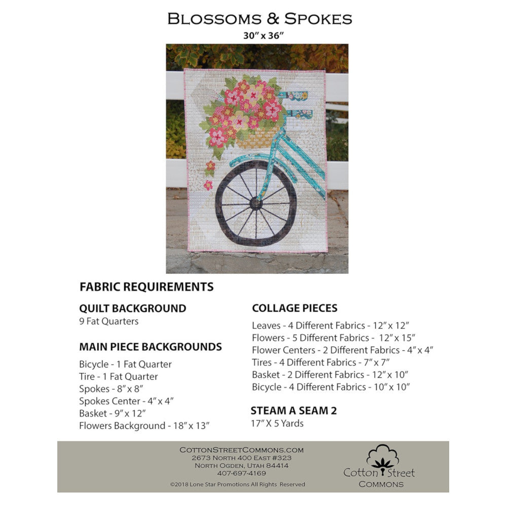 Blossoms and Spokes Pattern image # 54825