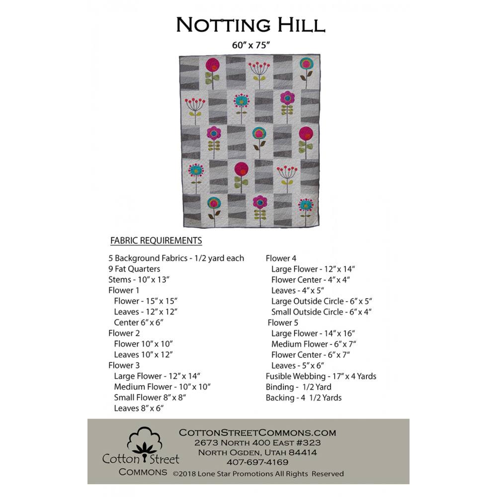 Notting Hill Quilt Pattern image # 79948