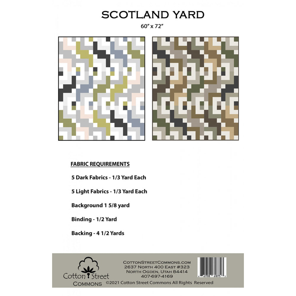 Scotland Yard Quilt Pattern image # 80052