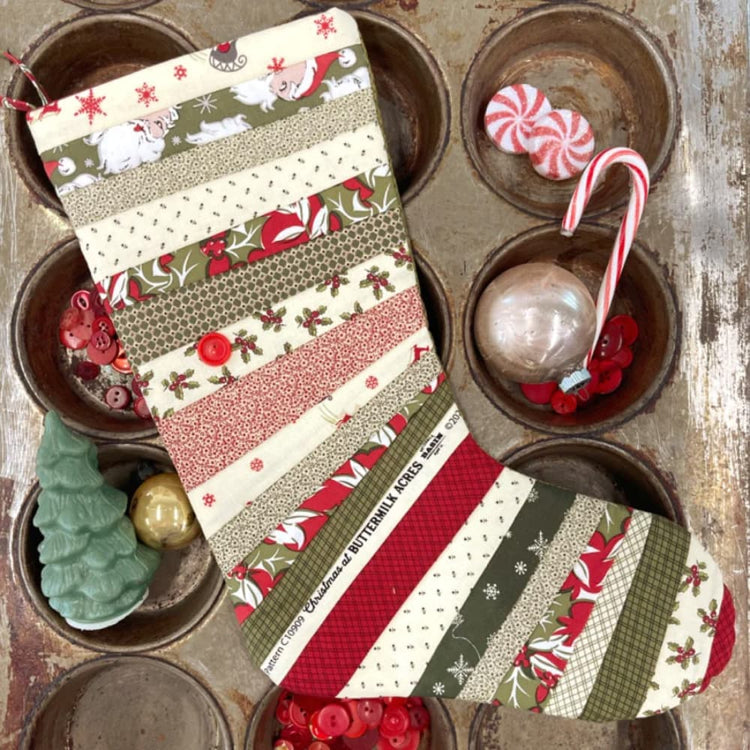 Christmas at Buttermilk Acres Stocking Pattern image # 102300