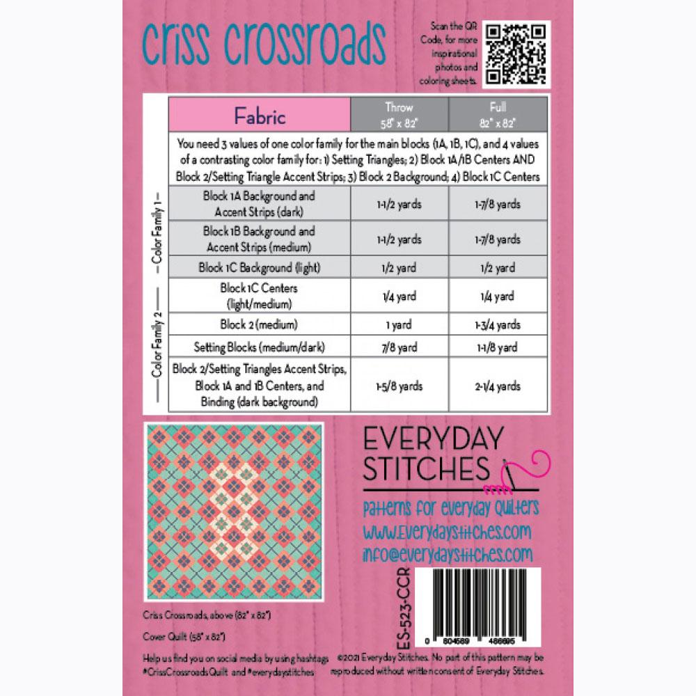 Criss Crossroads Quilt Pattern image # 103889