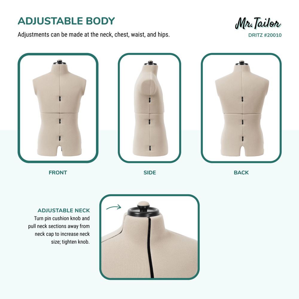 Mr. Tailor Adjustable Male Form image # 80723