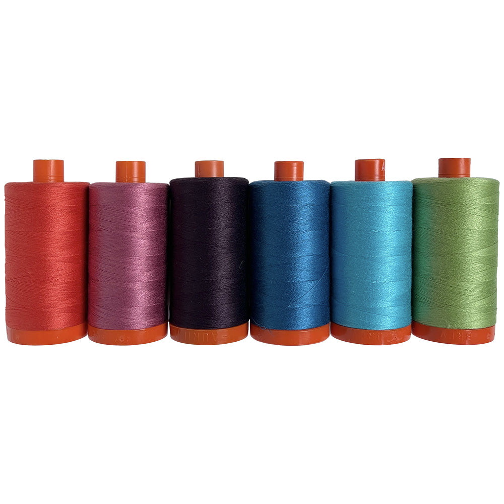 Aurifil Chromatic 6 Spool Thread Collection image # 118400