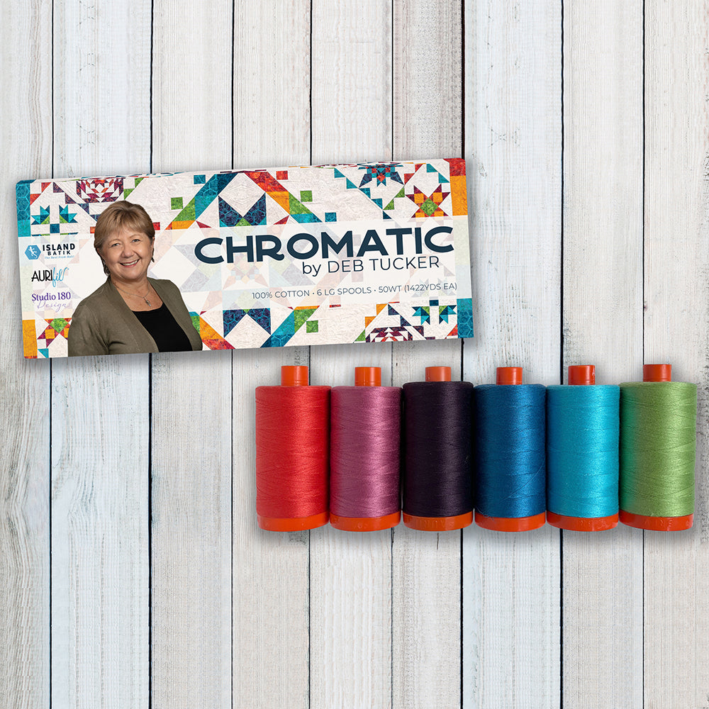 Aurifil Chromatic 6 Spool Thread Collection image # 118402