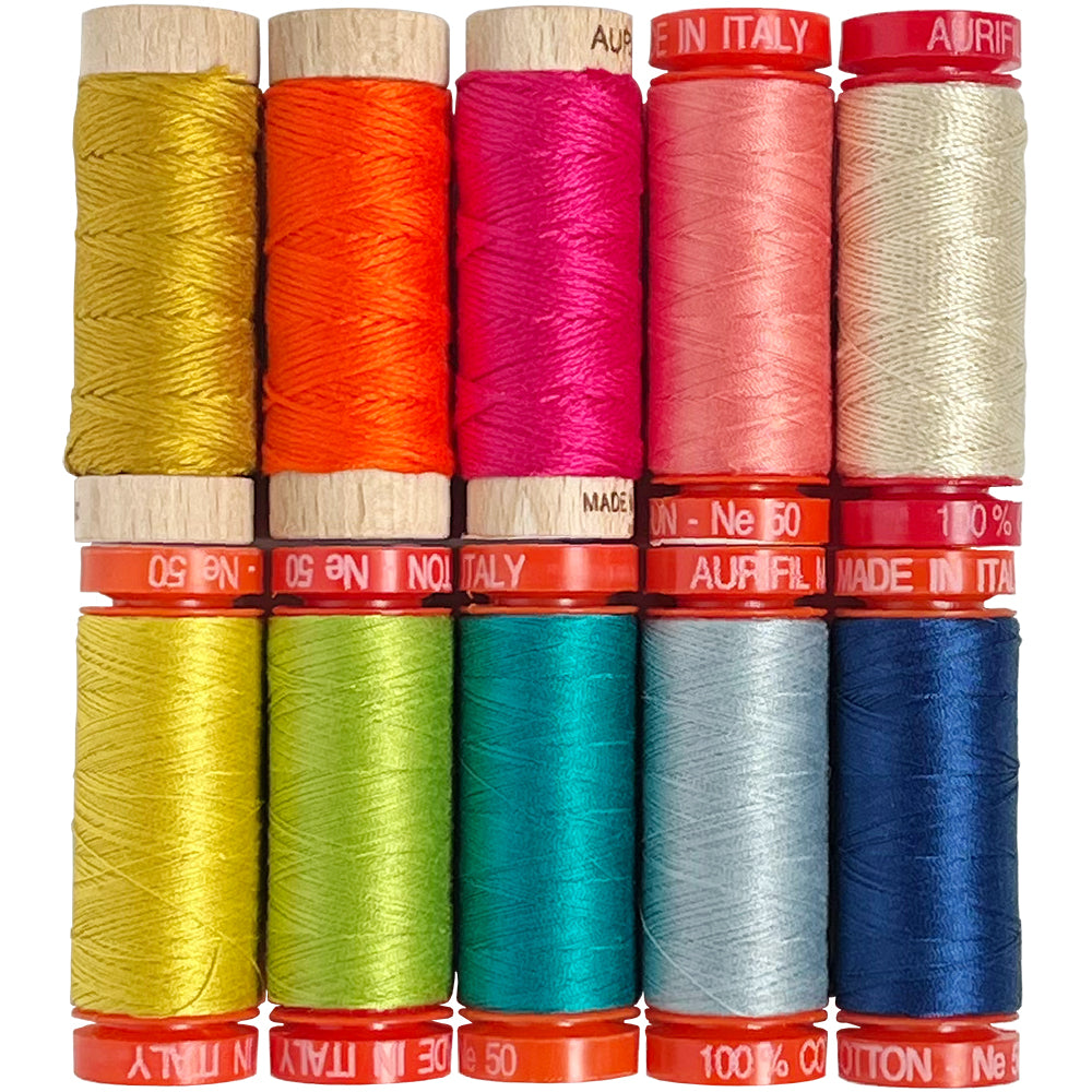 Aurifil Ravel 10 Spool Thread Collection image # 120011