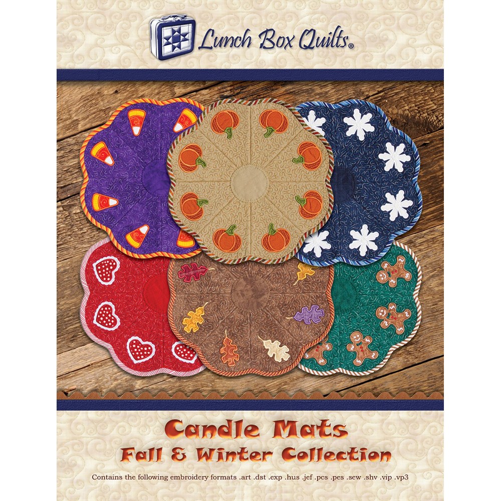 Candle Mats: Fall & Winter Collection Pattern CD image # 44898