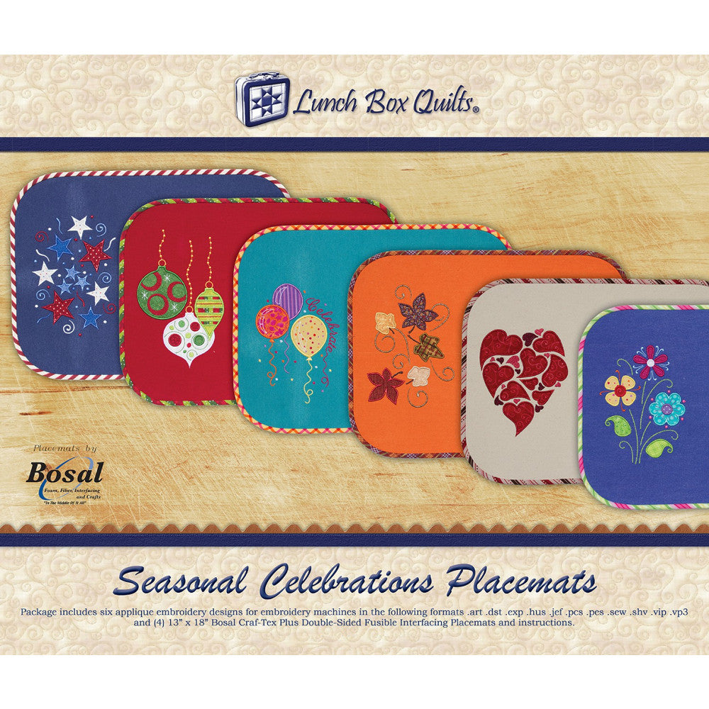 Seasonal Celebrations Placemats Pattern and CD image # 47337